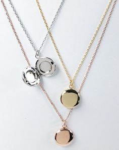 Locket necklace, Round Locket necklace, birthday gift, layering necklace, dainty jewelry, bridesmaid gifts, rose gold, gold, silver, locket Rose Gold Pendant Locket Necklace With Adjustable Chain, Dainty Pendant Locket Necklace, Dainty Rose Gold Pendant Locket Necklace, Dainty Locket Necklace With Delicate Chain, Delicate Rose Gold Locket Jewelry, Rose Gold Round Pendant Locket Charm Necklace, Rose Gold Round Locket Charm Necklace, Dainty Locket Necklace With Adjustable Chain For Wedding, Dainty Wedding Locket Necklace With Adjustable Chain