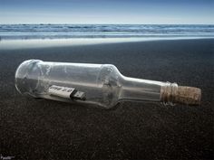 a message in a bottle on the beach 2012 version is written to someone who has passed it