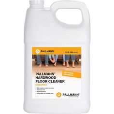 a gallon of floor cleaner on a white background