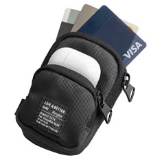 Mini Pouch | Two Pocket - black Edc Bag, Pouch With Zipper, Usb Drives, Mobile Pouch, Hp Case, Mini Pouch, Mini Pouches, Small Pouches, Smart Device