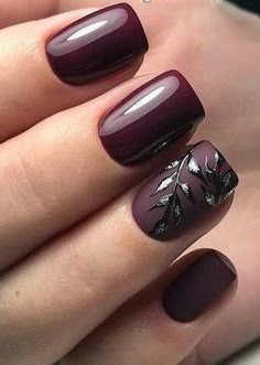 Burgundy Matte Nails, Trending Fall Nails, November Nails Fall, Winter Nails Gel, Plum Nails, Wine Nails, November Nails, Trending Nails