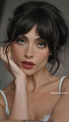 Johanna Herrstedt, Tumblr Era, Teenage Years, Wedding Hair And Makeup, Vintage Hairstyles, Hairstyles With Bangs