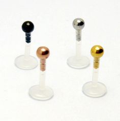 SET of 4 Lip Piercing Bioflex Labret Plastic Lip Piercing Ball Size/Weight/Dimensions Rod length: 8 mm Rod thickness: 1.2 mm Closure ball: 3 mm Materials used Ear studs: surgical steel, medical steel (material: PTFE + 316L stainless steel) On request, it comes as a gift in a black velvet bag to you. Lips Piercing, Fake Plugs, Labret Piercing, Lip Ring, Lip Piercing, Velvet Bag, Body Jewellery, Ear Studs, Steel Material