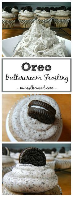 oreo buttercream frosting is an easy dessert recipe