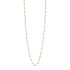 Gigi Clozeau - Classic Gigi Nude sautoir, Rose Gold, 23.6 Long Necklace, Timeless Pieces, Or Rose, How To Find Out, Gold Necklace, Rose Gold, Gold