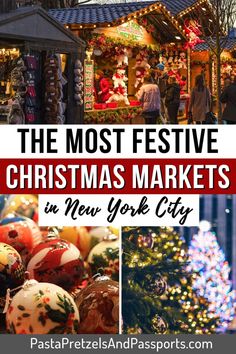 the most festive christmas markets in new york city