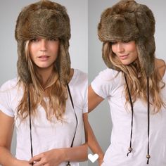 New With Tag Color May Vary Due To The Lights Measurements May Vary Due To The Stretch Shopbop's Own Exclusive Label. This Faux-Fur Hat Features Antiqued Brass Beads At The Suede Ties. Lined. * 6" Crown And 22" Circumference. * Shell: 85% Acrylic/15% Polyester. * Lining: 100% Cotton. * Imported Casual Faux Fur Hats For Cold Weather, Fall Hats With Faux Fur Lining And Ear Flaps, Adjustable Hat With Faux Fur Lining For Fall, Adjustable Hats With Faux Fur Lining For Fall, Casual Hat With Faux Fur Lining And Ear Flaps, Casual Hats With Faux Fur Lining And Ear Flaps, Casual Hats With Adjustable Faux Fur Lining, Casual Adjustable Hat With Faux Fur Lining, Camo Hat Outfits Women