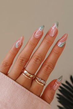 Classy Acrylic Nails, Colorful Nails, Almond Acrylic Nails, Classy Nails, Pretty Acrylic Nails, Chic Nails, Short Acrylic Nails, Best Acrylic Nails, Cute Nail