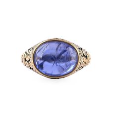 Authentic AAA+ Cabochon Oval Tanzanite and Diamond Ring, Crafted in Solid 18K Yellow Gold, Art Deco Style, Handmade Wedding Band, Valentine's Gifts, Gemstone Dome Ring, Chunky Gold Ring, December Birthstone Ring, Anniversary Gifts, Wedding Ring. * SKU: SGR02099  * Made to Order * Gold Purity: 18K Solid Yellow Gold (stamped) * Custom Gold Color: Yellow, Rose, White Gold * Custom Gold Purity: 10K/14K/18K (Charges May Apply) * Diamond 100% Genuine Earth Mines Diamond * Diamond Weight: 0.09 Ct. * Di Gold Oval Cabochon Sapphire Ring For Formal Occasions, Gold Sapphire Ring With Oval Cabochon For Formal Events, Formal Gold Oval Cabochon Sapphire Ring, Formal Gold Sapphire Ring With Oval Cabochon, Formal Oval Cabochon Sapphire Ring, Gold Sapphire Ring Oval Cabochon With Polished Finish, 14k Gold Oval Engraved Ring With Gemstone, Formal 14k Gold Oval Cabochon Moonstone Ring, Oval Engraved Ring With Gemstone In 14k Gold