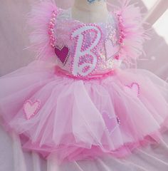 Barbie Couture Romper – AlessandrasLittleBow Barbie Tutu, Pageant Ooc, 6th Birthday Party Ideas, Tutu Cakes, Barbie Design, Barbie Theme Party, Baby Barbie, Barbie Couture, Mermaid Halloween