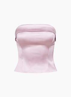 SHIMMER BUSTIER | Aritzia Satin Bustier Top, Satin Corset Top, Satin Bustier, Oufits Casual, Strapless Bustier, Digital Closet, Satin Corset, Pink Outfits, Bustier Top