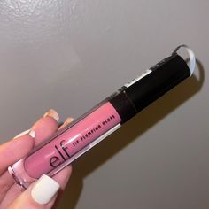 Brand New With Tag Elf Lip Plumping Gloss Color Sparkling Rose Elf Lipgloss, Elf Lip Plumping Gloss, Elf Lip Gloss, Pink Lip Tint, Lips Combo, Lip Plumping Gloss, Makeup Inspired, Sparkling Rose, Birthday Basket