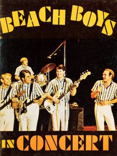 the beach boys in concert album cover