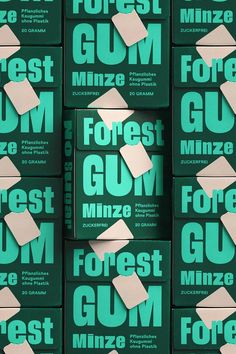 Explore the vibrant, eco-friendly world of Forest Gum, by Jens Nilsson, where bold typography and modern design unite to make an unforgettable statement. This dynamic branding and packaging showcases an edgy yet natural look, perfectly aligning with the brand’s mission to deliver a sustainable chewing gum experience. - Fivestar Branding Agency Is A Design and Branding Agency. This Work Belongs to The Accredited Artist and Is Curated For Inspiration Only
#BoldBranding #FoodPackaging #Logo Bold Packaging Design, Bold Packaging, Instagram Pro, Bespoke Boxes, Living In Korea, Bold Branding, Candy Packaging, Branding Resources, Bold Typography