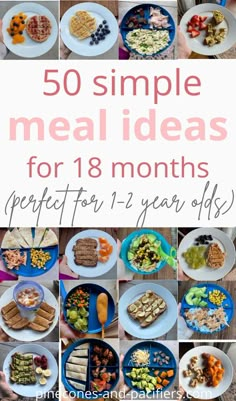 Easy Meals For Two Year Olds, Meal Ideas For 18month Old, Meal Prep For 16 Month Old, Lunch Ideas For 20 Month Old, 16 Month Meal Ideas, Food For 2 Yrs Old, Food For 13 Month Old, Dinner Ideas For 16 Month Old, 13 Month Food Ideas