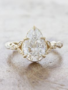 caption:2.70ct pear cut diamond Pear Engagement Ring Halo, Oval Halo Engagement Ring, Dream Rings, Pear Halo, Oval Diamond Engagement, Oval Diamond Engagement Ring, Pinterest Ideas, Pave Band, 2024 Wedding