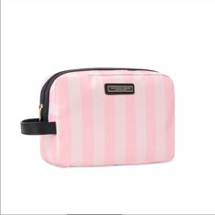 Victoria’s Secret Carry All Case Cosmetic Bag Pink Signature Stripe New Condition: New In Package Size: 85"L X 2.9"W 6.1"H Color: Pink Stripe This Signature Stripe Case Fits All Makeup And Self-Care Essentials, Whether Packed In Your Carry-On Or Tucked In Your Work Tote. Fits: All Makeup, Full Size Perfumes, Lotions Zip Closure 1 Exterior Pocket, 1 Interior Pocket Imported Nylon Victoria's Secret Rectangular Cosmetic Bag For Daily Use, Victoria's Secret Cosmetic Bag With Removable Pouch, Victoria's Secret Travel Cosmetic Bag With Removable Pouch, Victoria's Secret Pink Cosmetic Bag, Victoria's Secret Pink Cosmetic Bag For Everyday Use, Pink Portable Cosmetic Bag, Makeup Vs No Makeup, Black Makeup Bag, Black Cosmetics