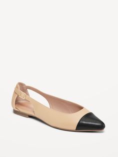 pointed toe cutout detail at sides 1/4" heel Feminine Shoes, Chic Pants, Outfit Formulas, Family Maternity, Jack Black, Ballet Flat, Old Navy Women, Spring 2024, Spring Summer Outfits