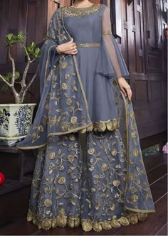 Sharara Dress, डिजाइनर कपड़े, Baju Kahwin, Pakistani Party Wear, Palazzo Suit