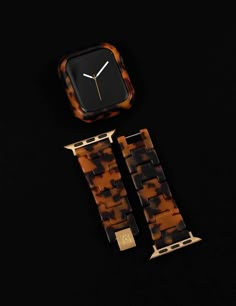 Marbleized Acetate Bumper for Apple Watch® | Anne Klein Tortoise Shell Apple Watch Band, Apple Watch Bracelet Band, Cute Apple Watch Bands, Apple Watch Bracelet, Apple Watch Bands Women, Unique Marble, Apple Watch Bracelets, Gold Apple Watch, Gold Apple