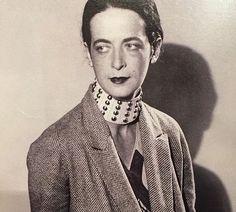 Marjorie Seabrook wearing a necklace designed by Man Ray 1930 Red Crow, Olivier Theyskens, Galliano Dior, Diane Arbus, Monsieur Madame, Lena Hoschek, Man Ray, Miss Sixty, Sophia Webster