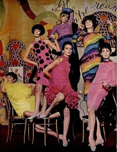 70s Mode, 60's Style, Fashion 1960s, 60s And 70s Fashion, 1960's Fashion, Mary Quant, Paris Style, Swinging Sixties