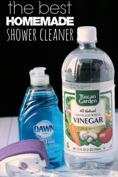 the best homemade shower cleaner and disinfectant for all types of bathroom products