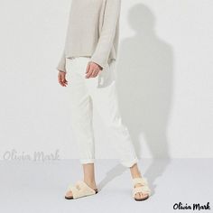 Olivia Mark - Fashionable and Cozy Faux Fur Slippers with Soft Cork Sole Faux Fur Slippers, Casual Dress Shoes, Fur Slippers, Shoe Sole, Pig Skin, Artificial Leather, Olivia Mark, Leather Shoes, Cork