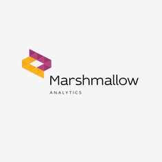 the logo for marshmallow's new business, and it is designed to look like