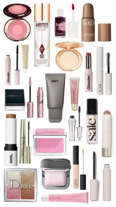 Clean Girl Makeup Products, Clean Girl Makeup, Tiktok Marketing, Makeup Bag Essentials, Dream Makeup, Makeup To Buy, Makeup Obsession, Bag Essentials