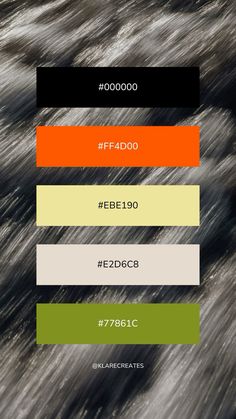 an image of some sort of color scheme for the webpage or mobile phone application