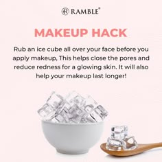 Ramble Makeup Hack Makeup Knowledge, Skin Tone Makeup, Skin Care Basics, Makeup Order, Creative Post, Learn Makeup, Simple Makeup Tips, Beginners Eye Makeup, Makeup Artist Tips