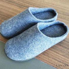 Lasaky - Warm and Fuzzy Home Slippers Grey Sapphire, White High Heels, White Wedding Shoes, Soft Slippers, Home Slippers, Slippers Cozy, Workout Shoes, Leather Slippers, House Slippers