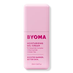 Moisturizing Gel Cream - BYOMA's Gel-Cream Moisturizer delivers targeted hydration to thirsty skin. The light texture absorbs quickly, with a barrier boosting blend of actives.BenefitsLightweight, oil-free daily moisturizerCooling gel-cream texture absorbs quickly, delivering lasting hydrationTri-Ceramide Complex to support skin barrier healthBrightening niacinamide + calming green tea improve tone and textureFeaturesVegan & cruelty freeDermatologist tested & approved skincareRecyclable bottlesA Byoma Moisturizing Gel Cream, Byoma Moisturizing, Sephora Skin Care, Skin Care Items, Gel Moisturizer, Skin Barrier, Daily Moisturizer, Skin Care Moisturizer, Gel Cream