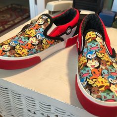 These Slip On Sneaks Are Never Used They Are Perfect!! Pokemon Sneakers, Black Pokemon, Kids Sneakers, Big Kids, Kids Shoes, Kids Shop, Shoes Sneakers, Pokemon, Slip On