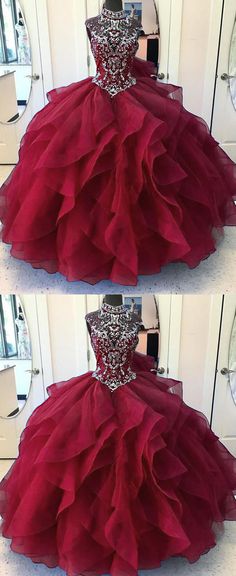 Navy Blue Ball Gown, Burgundy Ball Gown, Organza Prom Dress, Ball Gown Sweet 16, Prom Dress 2022, Prom Dresses Backless, Corset Ball Gowns, Sleeve Prom Dresses, Dress Quinceanera