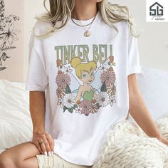 Disney Tinker Bell Characters Shirt, Vintage Disney Tinker Bell Shirt Tinker Bell Characters, Adult Disney Shirts, Tinkerbell Outfit, Photographs Ideas, Disney Fashion, Tinker Bell, Disney Shirts, Vintage Disney, The United States