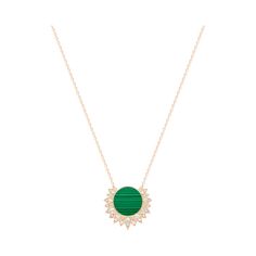 Rose Gold Malachite Diamond Pendant - Piaget G33R1400 Piaget Rose, Pearl Diamond Pendant, Malachite Necklace, Collection Ideas, Silver Jewelry Necklace, Luxury Jewellery, Pendant For Women, Earrings Ring, Bracelet Ring