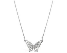 Butterfly Lariat Necklace  Sterling Silver by DaliaShamirJewelry Elegant Silver Butterfly Necklace With Charm, Elegant Butterfly Necklace With Delicate Sterling Silver Chain, Elegant Sterling Silver Butterfly Necklace With Butterfly Clasp, Elegant Sterling Silver Butterfly Necklace With Delicate Chain, Elegant Sterling Silver Butterfly Necklace With Adjustable Chain, Elegant Silver Butterfly Necklace With Delicate Chain, Elegant Butterfly Necklace With Adjustable Chain, Sterling Silver Butterfly Necklace With Adjustable Chain, Elegant Silver Butterfly Necklace With Butterfly Clasp