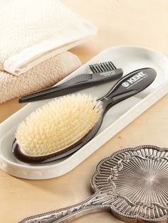 Extra-Soft Boar Bristles Pamper and Protect Thinning Hair Boar Bristle Brush Benefits, Boar Brush, Boar Bristle Hair Brush, Best Hair Brush, Boar Bristle Brush, Vermont Country Store, Bristle Brush, Country Store, Thinning Hair