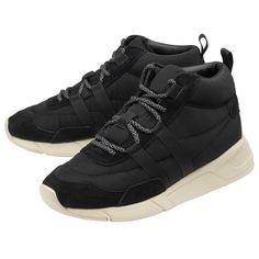 Buy Gola womens Lunar sneakers in black online at gola.co.uk Sporty Lace-up High-top Sneakers For Walking, Low-top Sports Sneakers With Recycled Rubber, Sporty Sneakers With Round Toe In Recycled Rubber, Sporty High-top Boots For Sports, Modern Outdoor Sneakers With Vibram Sole, Sporty High-top Sports Boots, Athleisure Synthetic Sneakers With Vibram Sole, Athleisure Sneakers With Vibram Sole, Modern Lace-up Running Shoes With Vibram Sole