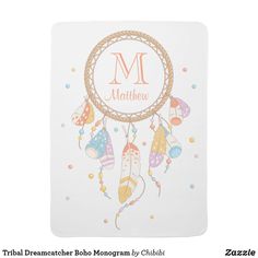 a mouse pad with a dream catcher on it