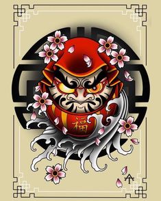 Tato Irezumi, Tato Flash, Celtic Tattoo Designs, Tattoo Wallpaper, Tiki Tattoo, Homemade Tattoos, Cherub Tattoo