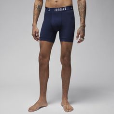 Whether you're at the job, the gym, or on the court, these boxer briefs are where performance wear starts. They are made of breathable stretch cotton jersey, the elastic waistband provides a comfy fit and the closed pouch offers support where you need it most. Performance Wear, University Blue, Comfy Fits, Boxer Briefs, The Court, Cotton Spandex, Elastic Waistband, Age Group, Top Brands