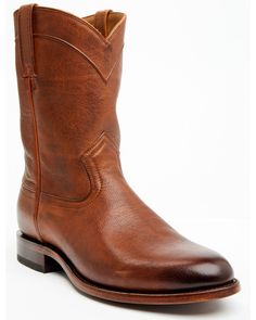 Cody James Black 1978® Men's Carmen Roper Boots - Medium Toe , Cognac Roper Boots Mens Outfit, Men’s Cowboy Boots, Mens Western Boots, Western Boots For Men, Roper Boots, Mens Cowboy, Leather Artisan, Mens Cowboy Boots, Heel Caps