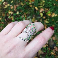 Dainty Olive Tree Ring For Exquisite Style - Inspire Uplift Tree Branch Ring, Olive Branch Ring, Chic Rings, Symbol Of Peace, Tree Ring, Branch Ring, Tree Rings, Silver Tree, Olive Tree