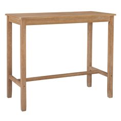 a wooden table with one leg extended