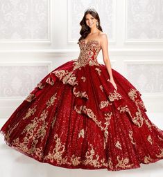 Floral Charro Quince Dress by Ragazza MV15-115 – ABC Fashion Red And Gold Quinceanera Dresses, Red Quince Dress, Red And Gold Quince, Vestido Charro, Quinceanera Dresses Red, Mexican Quinceanera Dresses, Charro Quinceanera Dresses, Red Quince, Quinceanera Dresses Gold