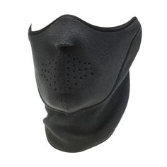 Our QuietWear Neo Fleece Half Mask is the perfect hunting mask to keep your face warm without obstructing your view.  Made of a blend of Neoprene and Polyester Fleece, this mask is sure to keep you warm and has breathable technology over the mouth.  Available in Black in OSFM.  Machine wash warm with like colors, no bleach, and lay flat to dry.  Imported. Half Mask, Half Face Mask, Mask Black, Tactical Clothing, Cool Masks, Masked Man, Diy Face Mask, Good Brands, Fleece Fabric