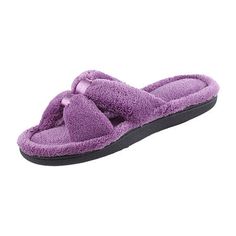 Supreme softness and cozy support for unparalleled relaxation with every step! Isotoner women's microterry x-slide slippers are made with with a cotton blend for the ultimate in spring style. An extra eva heel cushion absorbs impact for comfy walking. Slide style slips on and off for on-the-go convenience.Features: Memory FoamBase Material: 100% PolyesterUpper/Outer Base Material: 100% PolyesterShoe Lining Material: PolyesterSole Material Content: 100% Thermoplastic-RubberCare: Dry Flat, Machine WashCountry of Origin: Imported Cute Comfortable Shoes, Isotoner Slippers, Ballerina Slippers, Slides Slippers, Slide Slippers, Matte Satin, Women's Slippers, Trim Detail, Spring Style